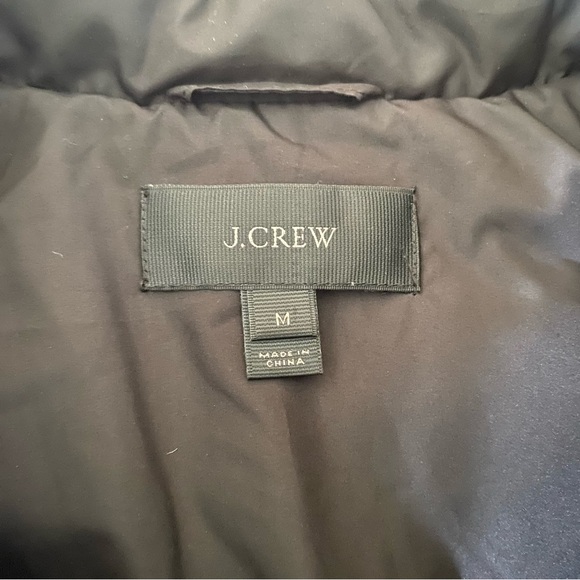 J. Crew Black Quilted Vest with Gold Details - Picture 6 of 6